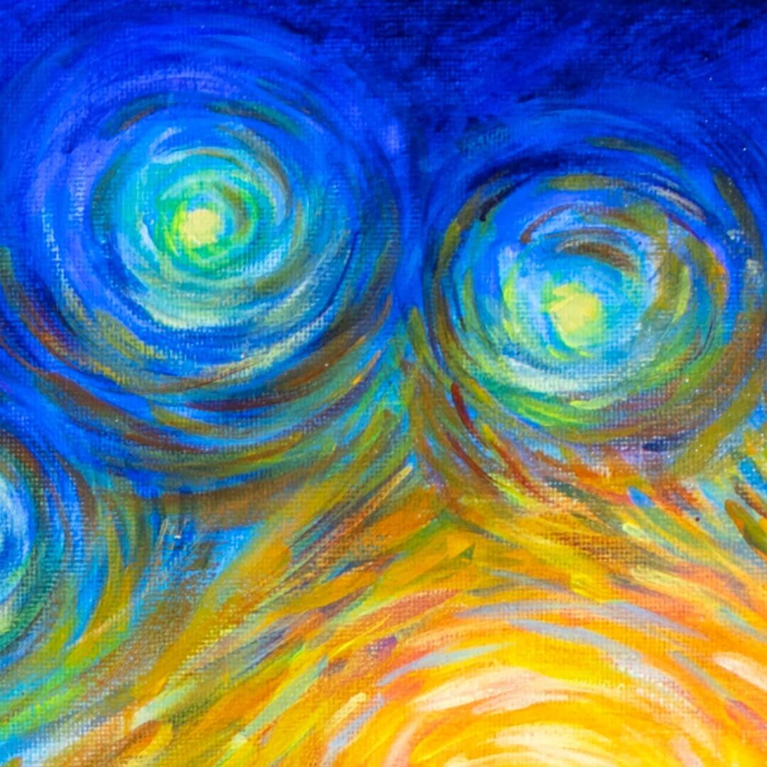 Dipinto L’Ultima Luce del Giorno Xiaoning Yu