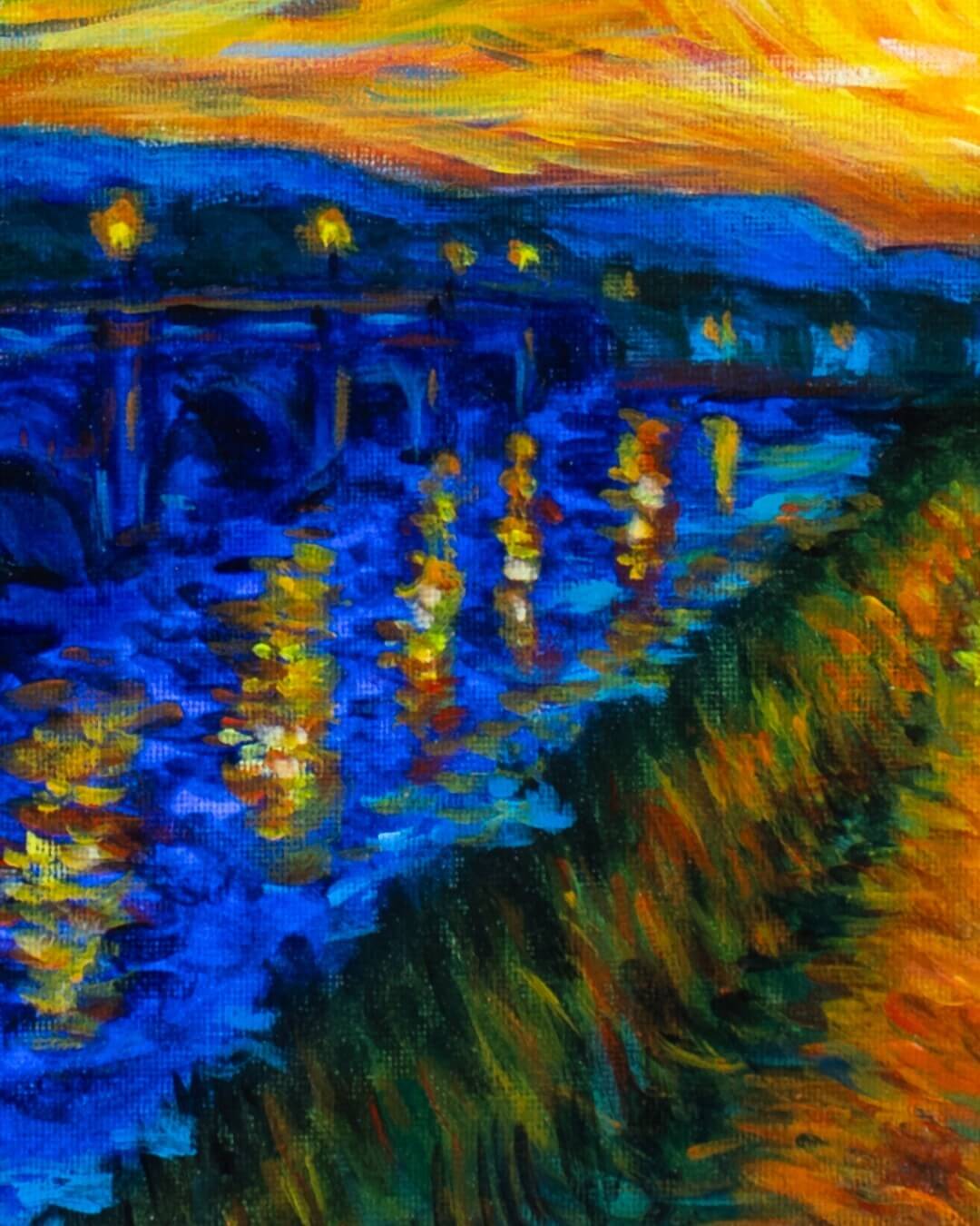 Dipinto L’Ultima Luce del Giorno Xiaoning Yu