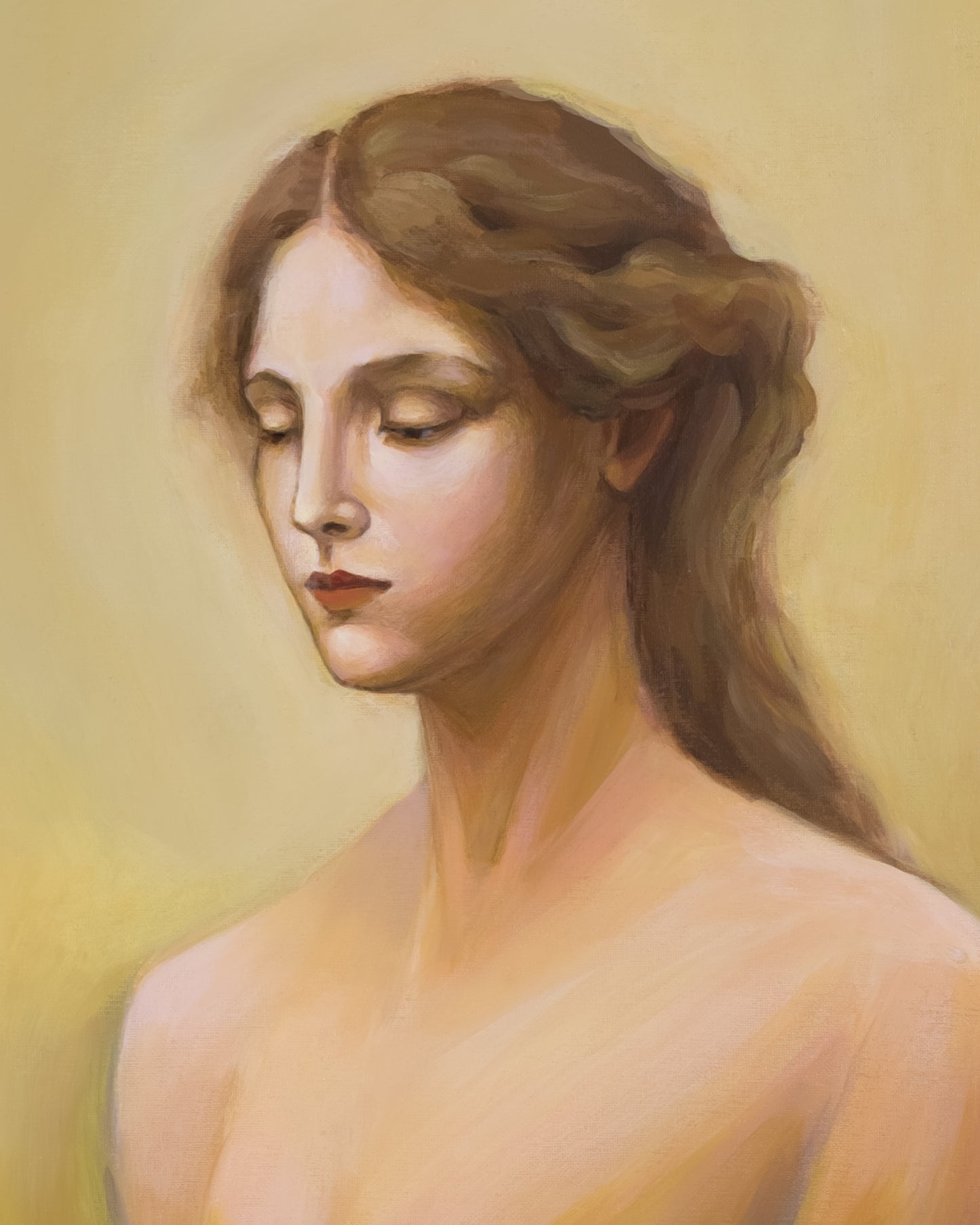 Dipinto - La Custode Del Segreto Xiaoning Yu Art